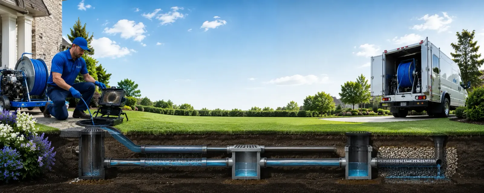 Outdoor drain cleaning information for Auburntown, TN
